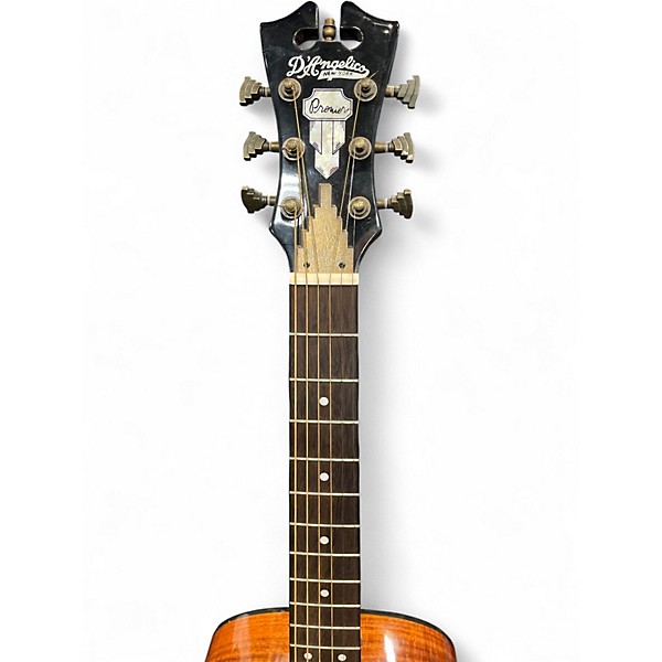 Used D'Angelico DAPTRVKOA Mahogany Acoustic Guitar