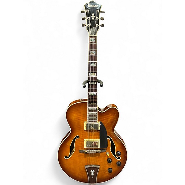 Used Ibanez AF95 Sunburst Hollow Body Electric Guitar