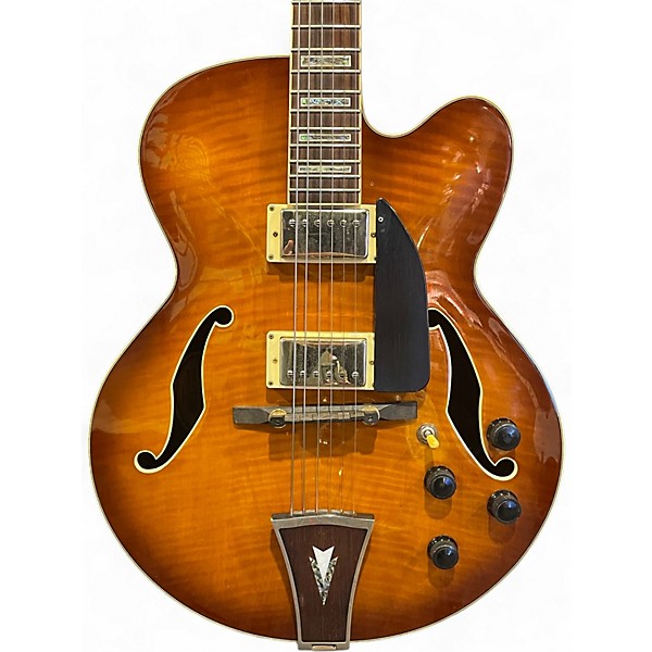 Used Ibanez AF95 Sunburst Hollow Body Electric Guitar