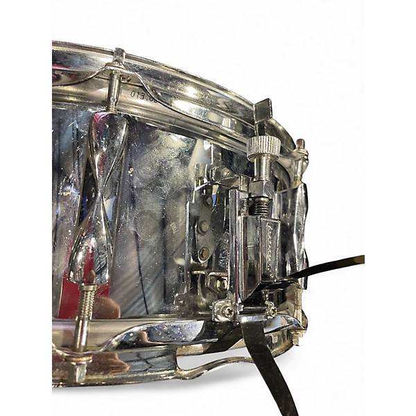 Used Olympic 14in Premier Snare Drum Chrome Drum