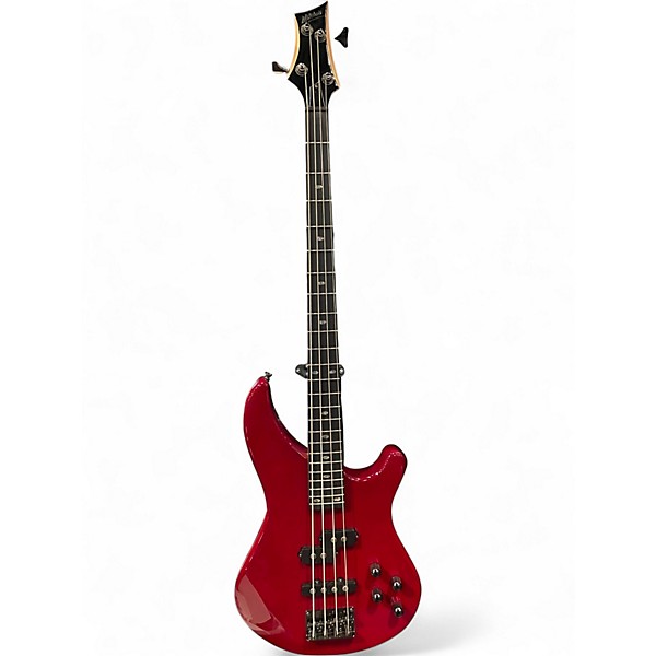 Used Mitchell MB200 red Electric Bass Guitar