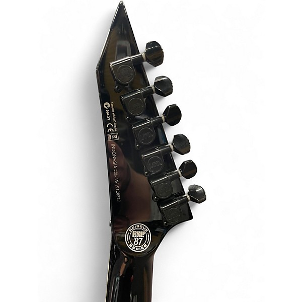 Used ESP LTD Eclipse Custom '87 Black Solid Body Electric Guitar