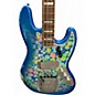 Used Fender F24 LTD BLUE FLORAL JAZZ BASS RELIC FLORAL BLUE Electric Bass Guitar