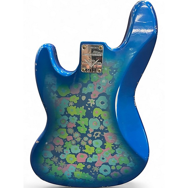 Used Fender F24 LTD BLUE FLORAL JAZZ BASS RELIC FLORAL BLUE Electric Bass Guitar