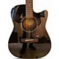 Used Yamaha FX335C Black Acoustic Electric Guitar