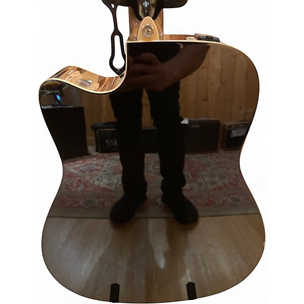 Used Yamaha FX335C Black Acoustic Electric Guitar