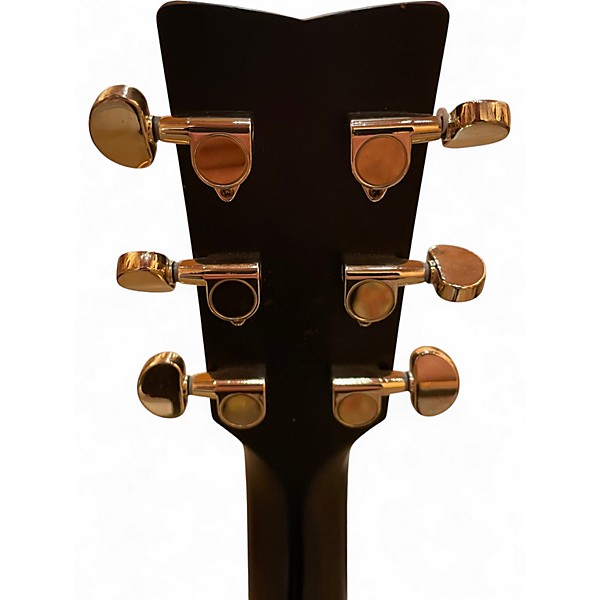 Used Yamaha FX335C Black Acoustic Electric Guitar