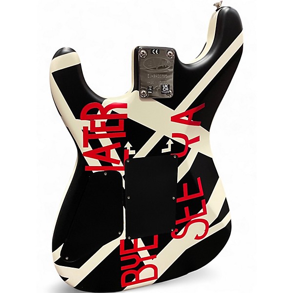 Used EVH Stripe Series Circles Circles Solid Body Electric Guitar