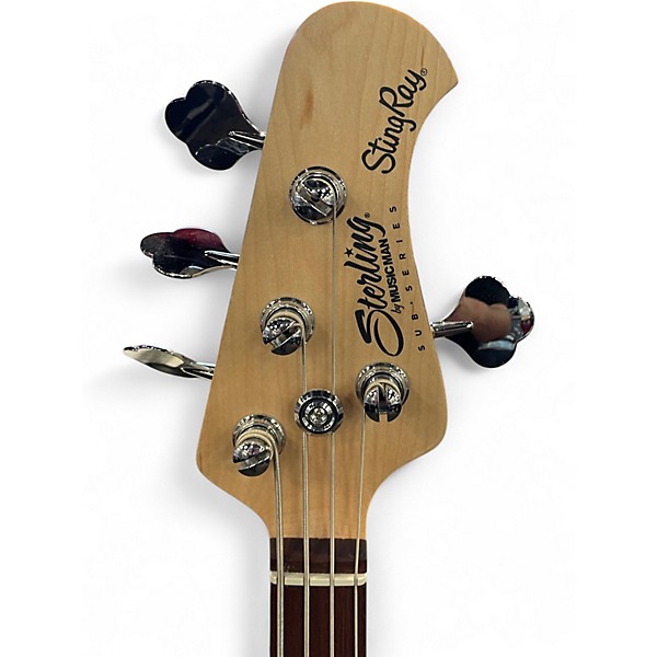 Used Sterling by Music Man STING RAY S.U.B. SERIES Antique White Electric Bass Guitar