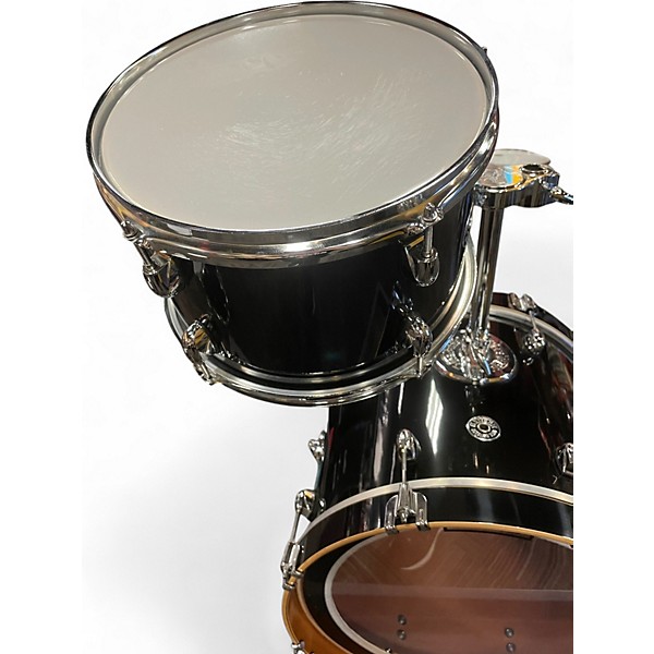 Used Gretsch Drums 4 Piece Catalina Club Piano Black Drum Kit