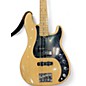 Used Fender American Deluxe Precision Bass Natural Electric Bass Guitar