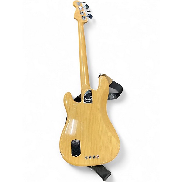 Used Fender American Deluxe Precision Bass Natural Electric Bass Guitar