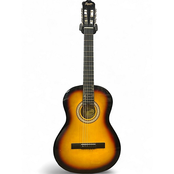 Used Squier SA150N 2 Color Sunburst Classical Acoustic Guitar