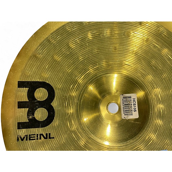 Used MEINL 10in HCS Splash Cymbal