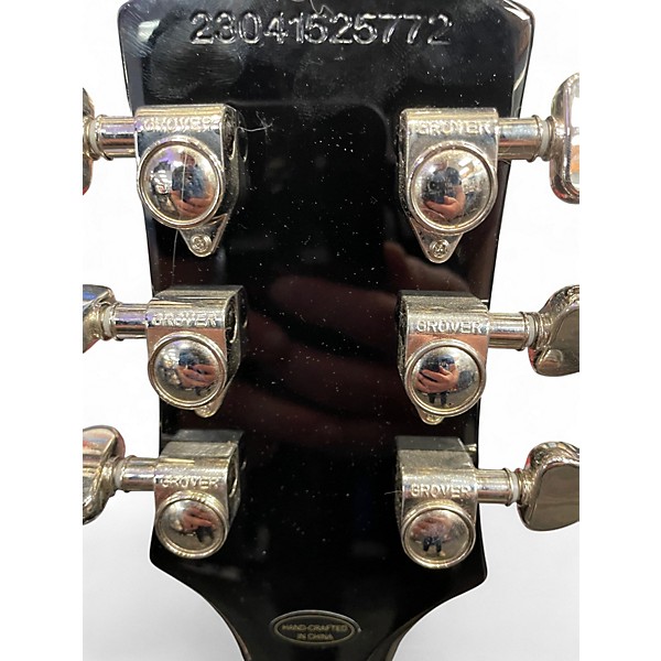 Used 2023 Epiphone Les Paul Custom SILVER BURST Solid Body Electric Guitar