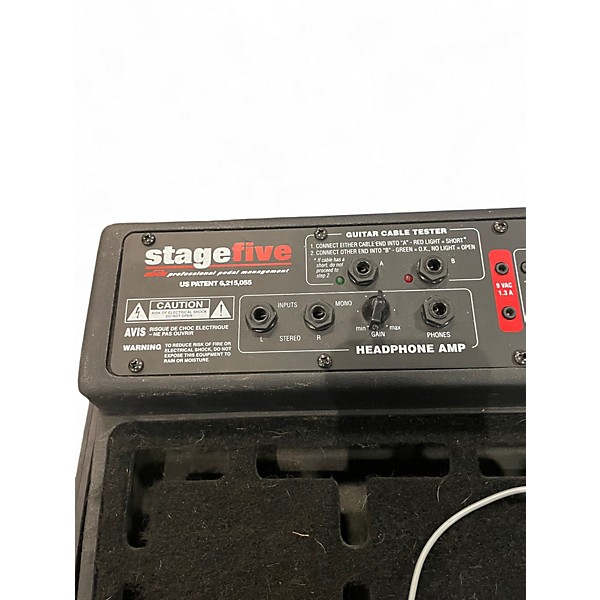 Used SKB STAGEFIVE Pedal Board