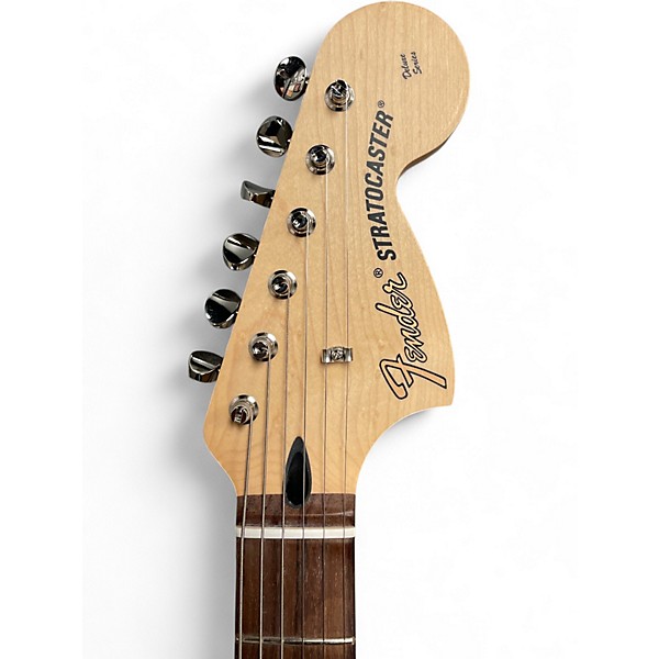 Used Fender Tom Delonge Signature Stratocaster Black Solid Body Electric Guitar