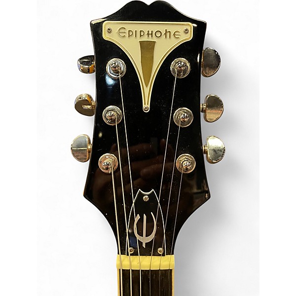 Used Epiphone Wildkat with Bigsby Antique Natural Hollow Body Electric Guitar