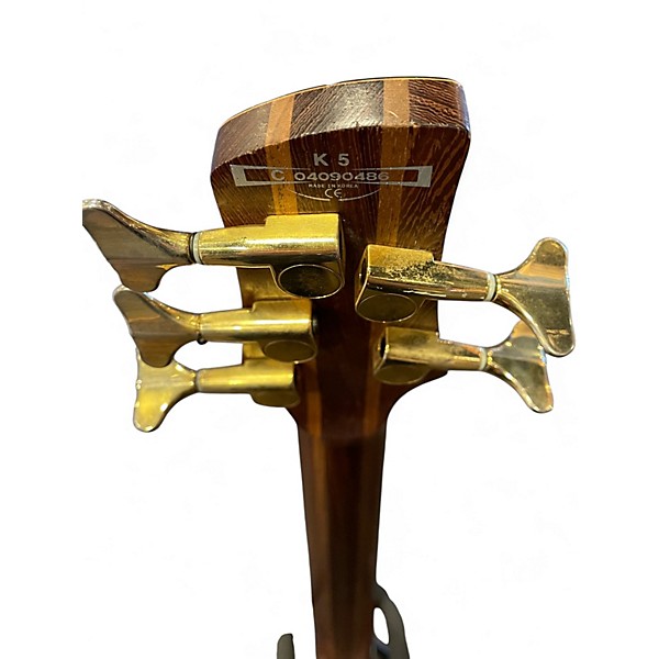 Used 2004 Ibanez K5  REGINALD "FIELDY" NATURAL OIL SATIN Electric Bass Guitar