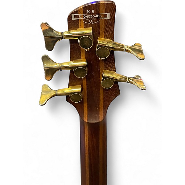 Used 2004 Ibanez K5  REGINALD "FIELDY" NATURAL OIL SATIN Electric Bass Guitar