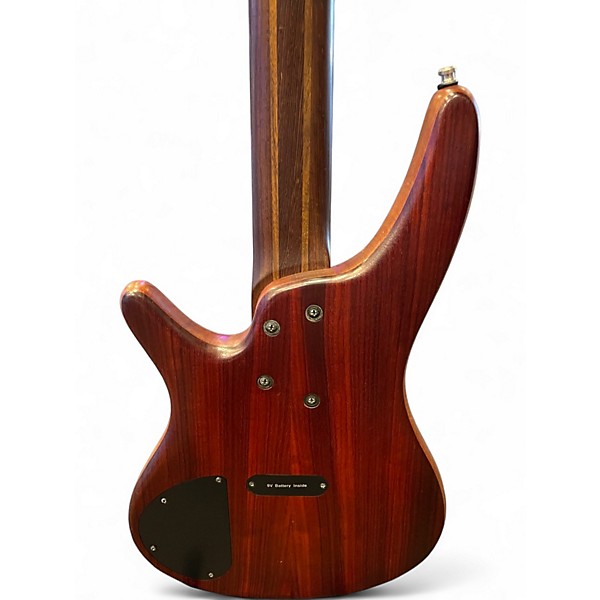 Used 2004 Ibanez K5  REGINALD "FIELDY" NATURAL OIL SATIN Electric Bass Guitar