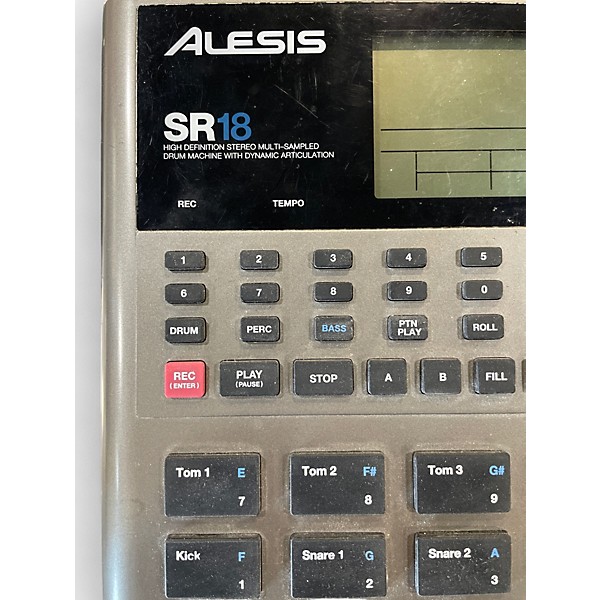 Used Alesis SR18 Drum Machine