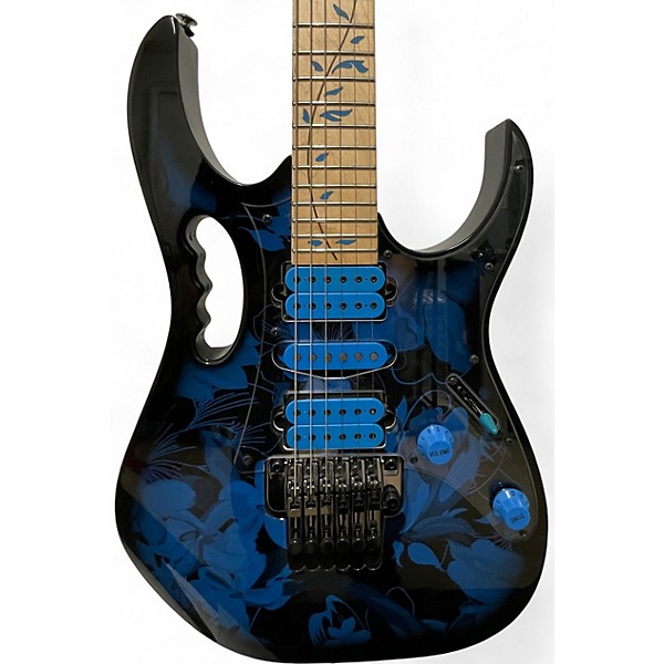 Used Ibanez JEM77P ELECTRIC BLUE Solid Body Electric Guitar