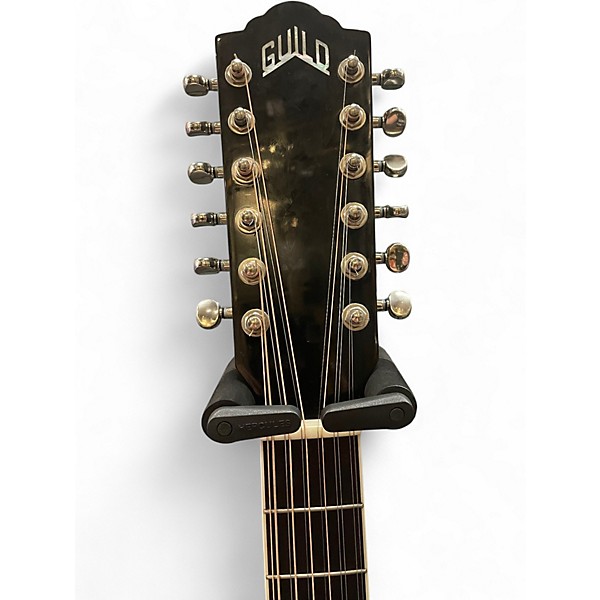 Used Guild F-25112CE Deluxe Blue Burst 12 String Acoustic Electric Guitar