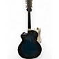Used Guild F-25112CE Deluxe Blue Burst 12 String Acoustic Electric Guitar