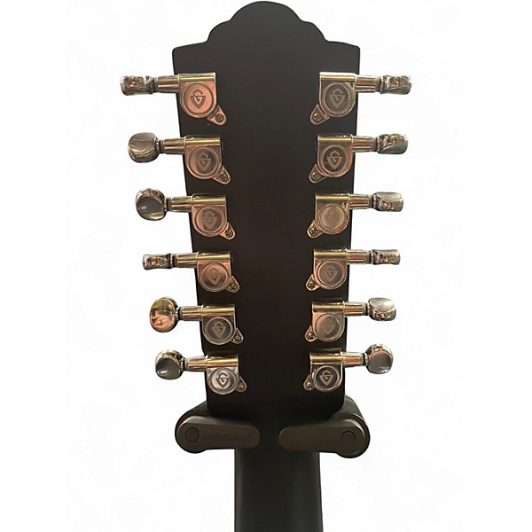 Used Guild F-25112CE Deluxe Blue Burst 12 String Acoustic Electric Guitar