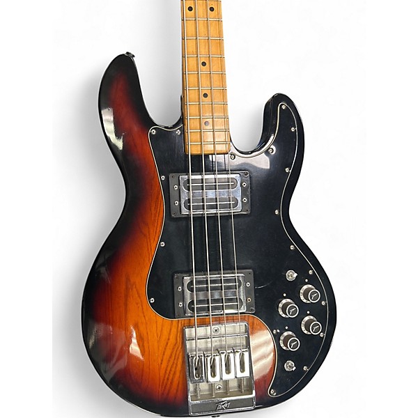 Vintage 1982 Peavey T40 2 Color Sunburst Electric Bass Guitar