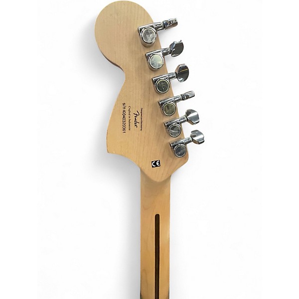 Used Squier Standard Stratocaster Black Solid Body Electric Guitar