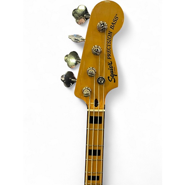 Used Squier Classic Vibe 1970S Precision Bass Surf Green Electric Bass Guitar