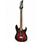 Used Ibanez GRX70QA transparent red Solid Body Electric Guitar thumbnail