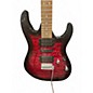 Used Ibanez GRX70QA transparent red Solid Body Electric Guitar