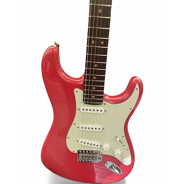 Used 2024 Fender American Professional II Stratocaster Fiesta Red Solid Body Electric Guitar