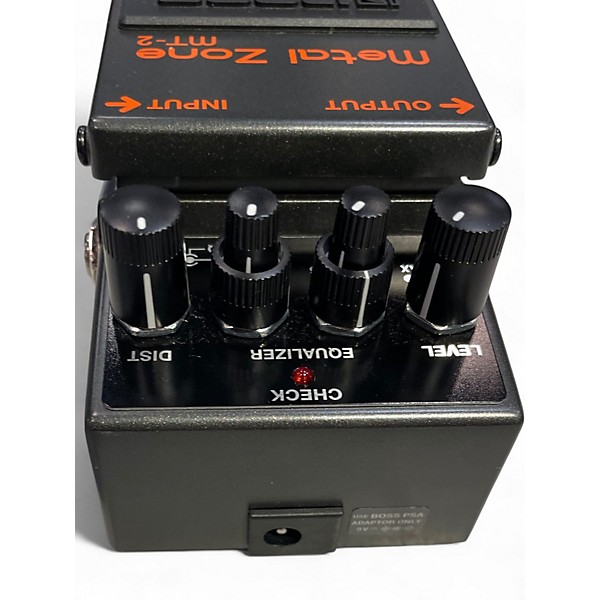Used BOSS MT2 Metal Zone Distortion Effect Pedal