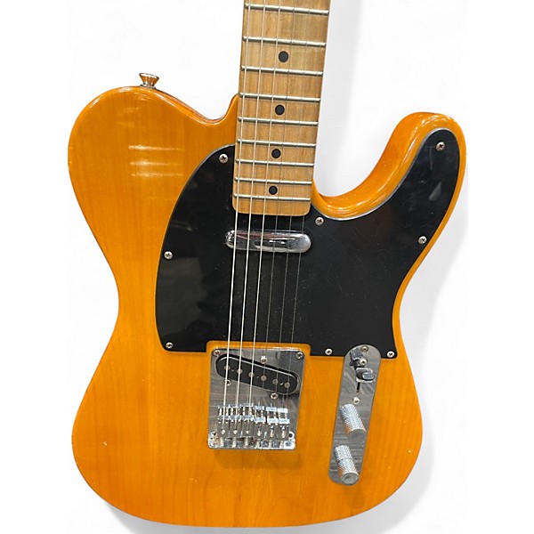 Used Squier Affinity Telecaster Natural Solid Body Electric Guitar