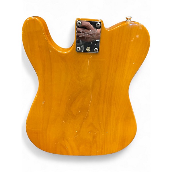 Used Squier Affinity Telecaster Natural Solid Body Electric Guitar