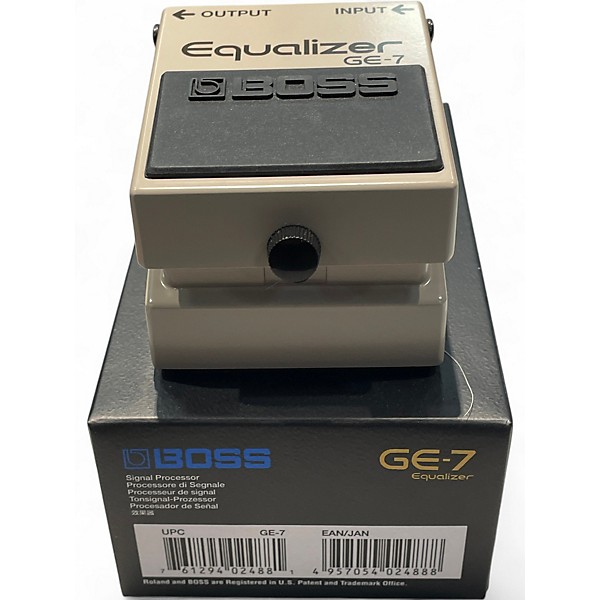 Used BOSS GE7 Equalizer Pedal