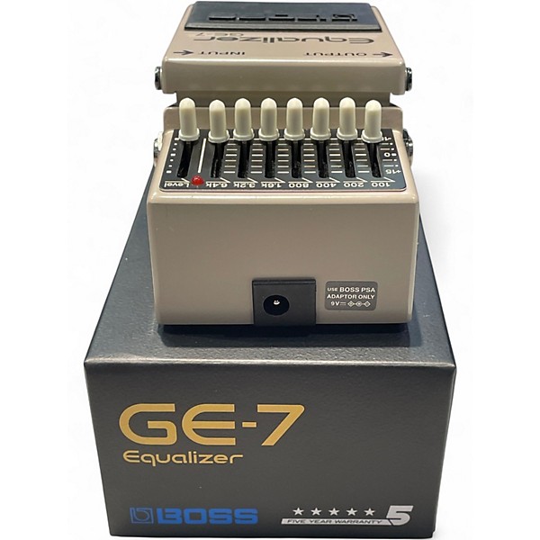 Used BOSS GE7 Equalizer Pedal