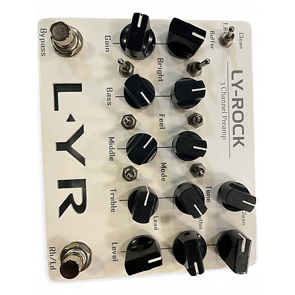 Used Ly Rock 3 CHANNEL PREAMP Effect Pedal