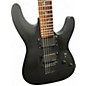 Used Schecter Guitar Research Damien 6 Black Solid Body Electric Guitar