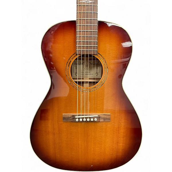 Used Alvarez Delta 00 Deluxe 2 Color Sunburst Acoustic Electric Guitar