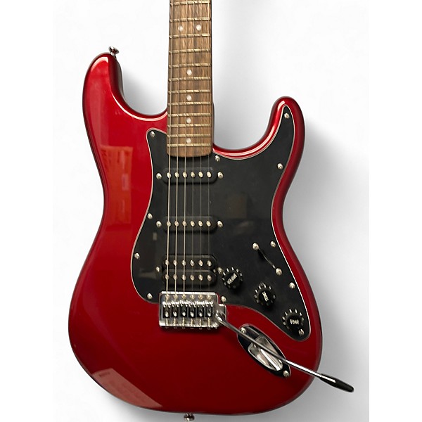 Used 2020s Squire STRATOCASTER  BULLETT HSS Red Solid Body Electric Guitar