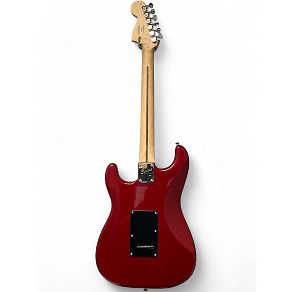 Used 2020s Squire STRATOCASTER  BULLETT HSS Red Solid Body Electric Guitar
