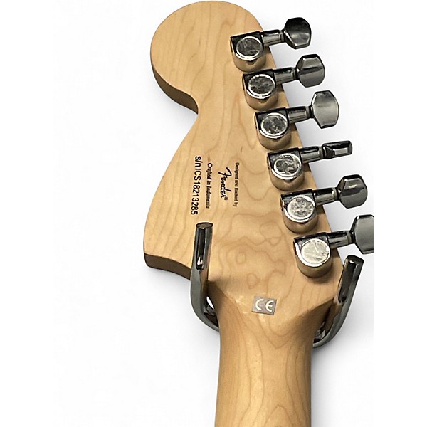 Used 2020s Squire STRATOCASTER  BULLETT HSS Red Solid Body Electric Guitar