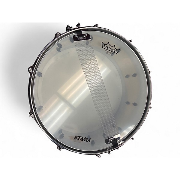 Used TAMA 14in Lars Ulrich Signature Snare Drum  steel Drum