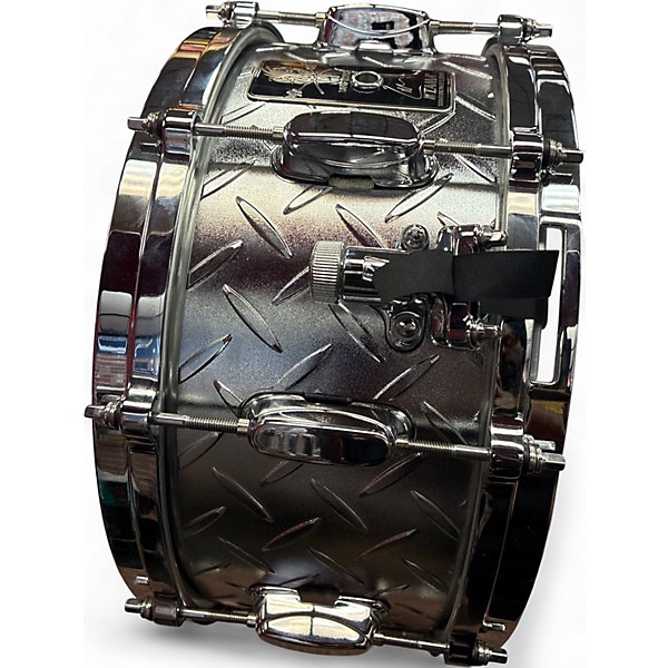 Used TAMA 14in Lars Ulrich Signature Snare Drum  steel Drum