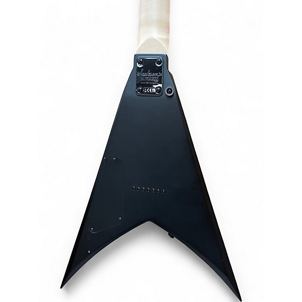 Used Jackson King V JS22 Black Solid Body Electric Guitar